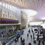 Kings cross roof and departure boards